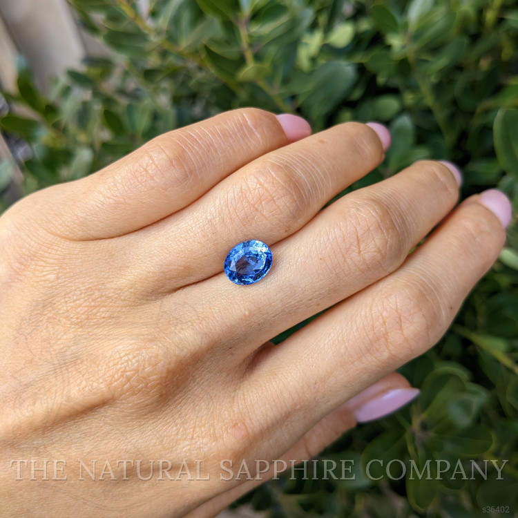 3.17 Ct. Blue Sapphire from Ceylon (Sri Lanka)