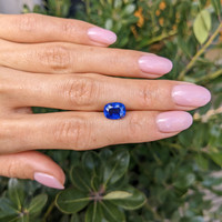 3.54 Ct. Blue Sapphire from Ceylon (Sri Lanka) Life Style