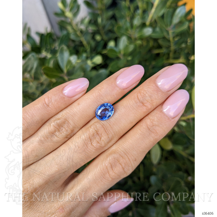 3.50 Ct. Blue Sapphire from Ceylon (Sri Lanka)