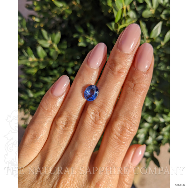 3.50 Ct. Blue Sapphire from Ceylon (Sri Lanka)