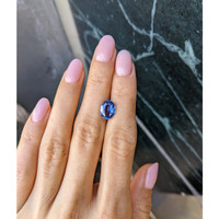 3.40 Ct. Blue Sapphire from Ceylon (Sri Lanka) Life Style