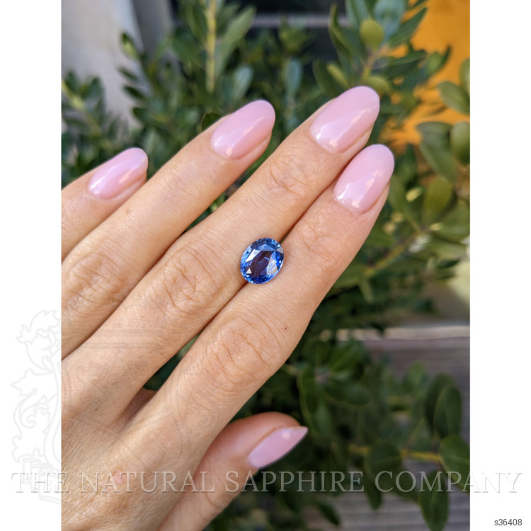 3.40 Ct. Blue Sapphire from Ceylon (Sri Lanka)