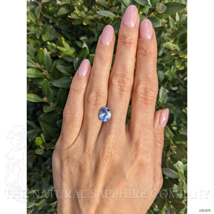 3.50 Ct. Blue Sapphire from Ceylon (Sri Lanka)