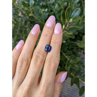 3.07 Ct. Blue Sapphire from Ceylon (Sri Lanka) Life Style