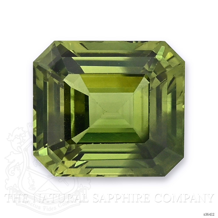 5.24 Ct. Yellowish Green Sapphire from Madagascar