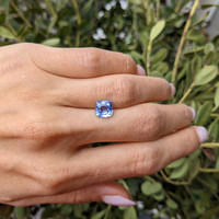 2.84 Ct. Blue Sapphire from Ceylon (Sri Lanka) Life Style
