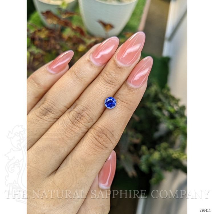 1.21 Ct. Blue Sapphire from Ceylon (Sri Lanka)