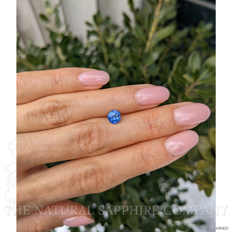 1.08 Ct. Blue Sapphire from Ceylon (Sri Lanka)