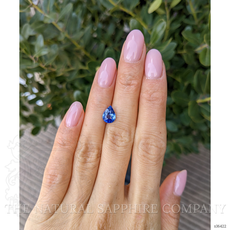 2.02 Ct. Blue Sapphire from Ceylon (Sri Lanka)