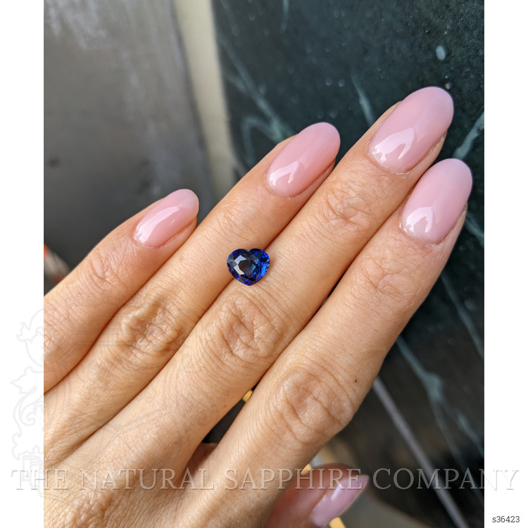 2.14 Ct. Blue Sapphire from Ceylon (Sri Lanka)