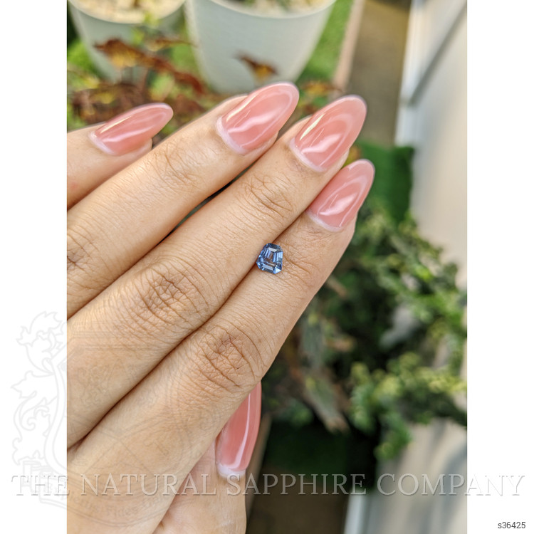 0.62 Ct. Blue Sapphire from Ceylon (Sri Lanka)