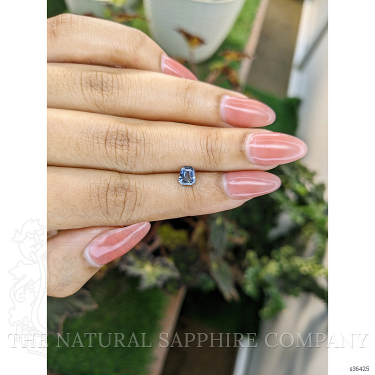 0.62 Ct. Blue Sapphire from Ceylon (Sri Lanka)