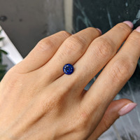 1.93 Ct. Blue Sapphire from Ceylon (Sri Lanka) Life Style