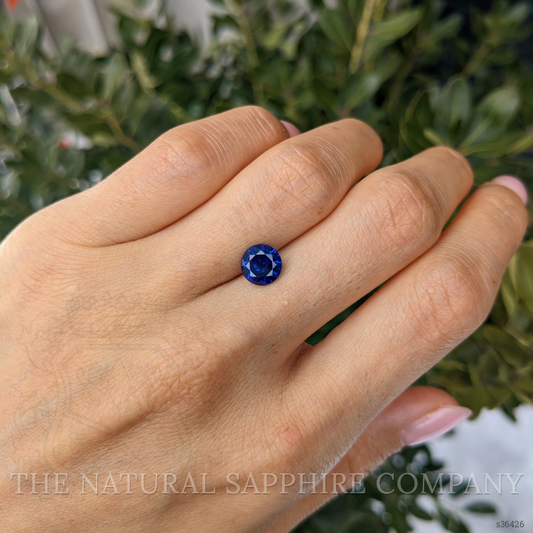 1.93 Ct. Blue Sapphire from Ceylon (Sri Lanka)