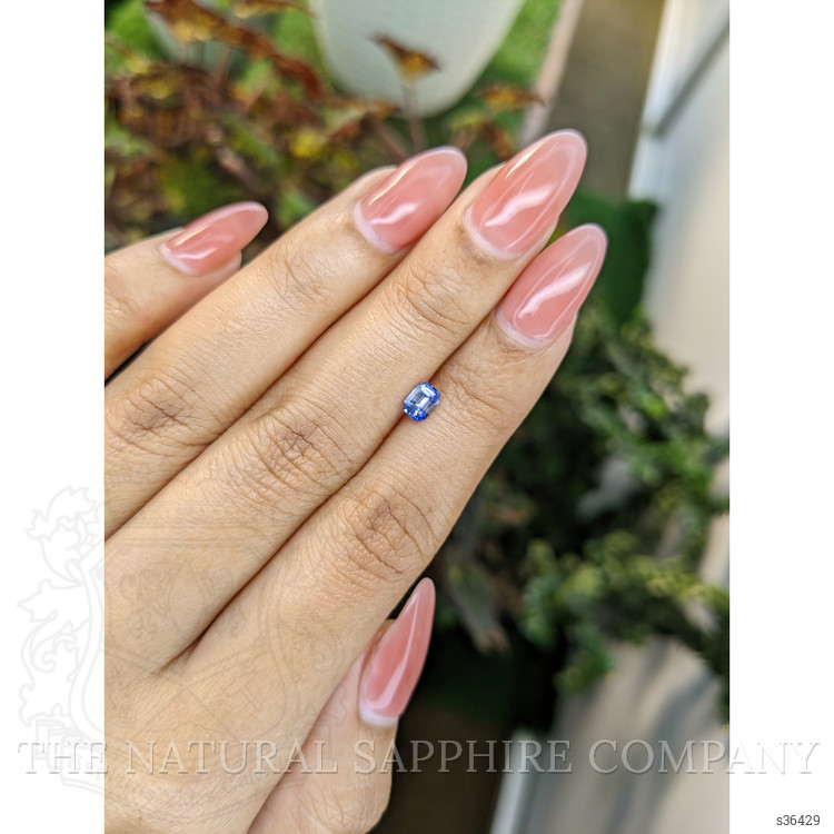 0.46 Ct. Blue Sapphire from Ceylon (Sri Lanka)