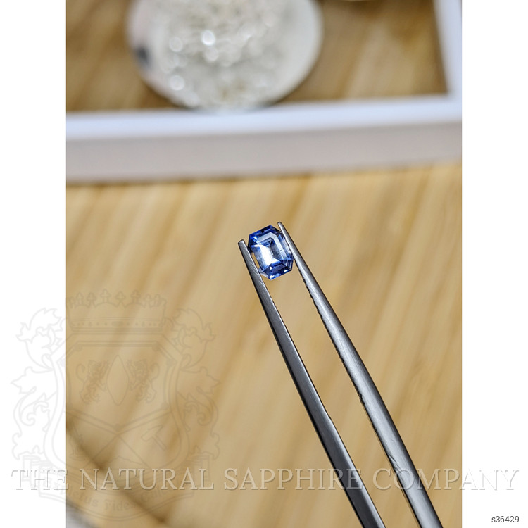 0.46 Ct. Blue Sapphire from Ceylon (Sri Lanka)