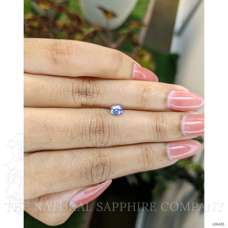 0.57 Ct. Blue Sapphire from Ceylon (Sri Lanka)
