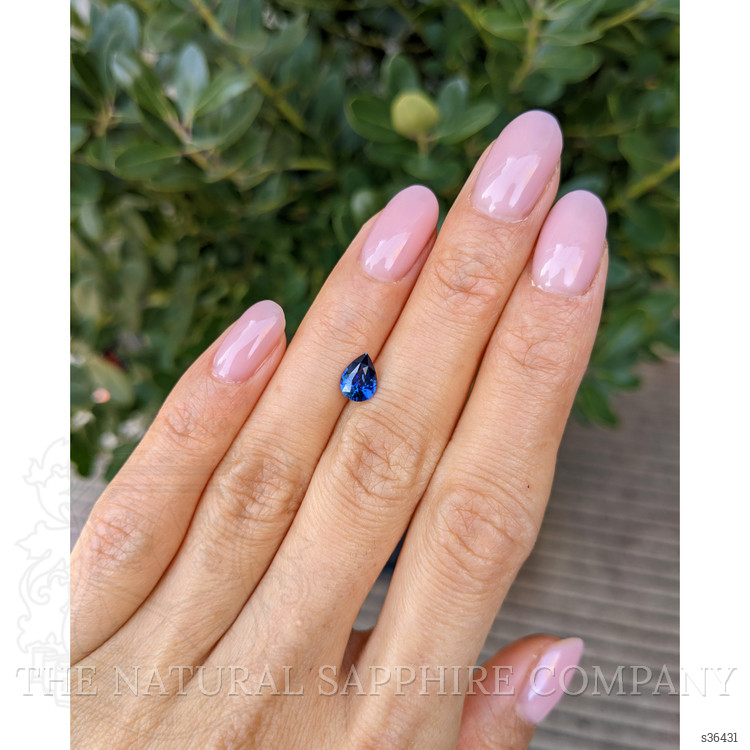 1.01 Ct. Blue Sapphire from Ceylon (Sri Lanka)