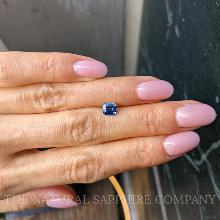 1.09 Ct. Blue Sapphire from Ceylon (Sri Lanka)