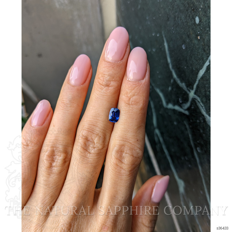 1.14 Ct. Blue Sapphire from Ceylon (Sri Lanka)