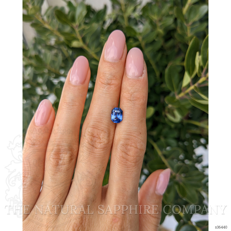 1.66 Ct. Blue Sapphire from Ceylon (Sri Lanka)