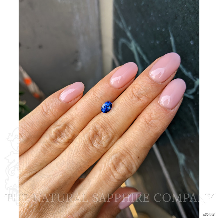 1.11 Ct. Blue Sapphire from Ceylon (Sri Lanka)