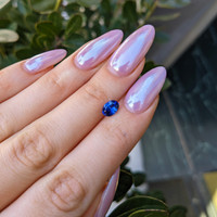 1.12 Ct. Blue Sapphire from Ceylon (Sri Lanka) Life Style