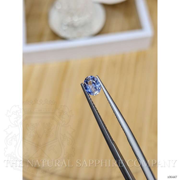 0.53 Ct. Blue Sapphire from Ceylon (Sri Lanka)