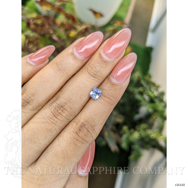 0.85 Ct. Bi Color Sapphire from Ceylon (Sri Lanka)