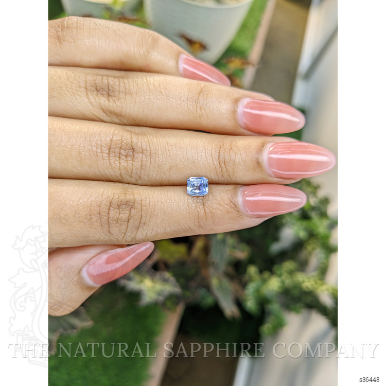 0.85 Ct. Bi Color Sapphire from Ceylon (Sri Lanka)