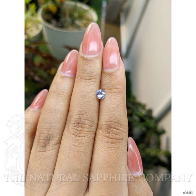 0.43 Ct. Blue Sapphire from Ceylon (Sri Lanka)