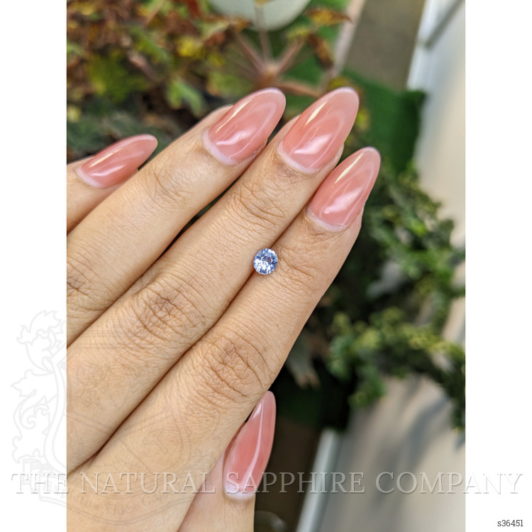 0.43 Ct. Blue Sapphire from Ceylon (Sri Lanka)
