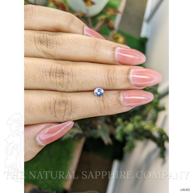 0.43 Ct. Blue Sapphire from Ceylon (Sri Lanka)