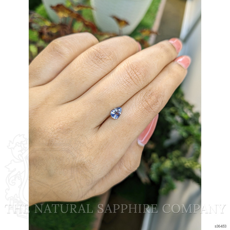 0.63 Ct. Bi Color Sapphire from Ceylon (Sri Lanka)