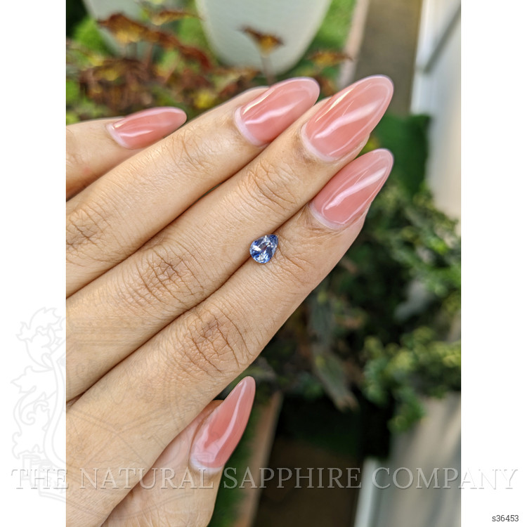 0.63 Ct. Bi Color Sapphire from Ceylon (Sri Lanka)