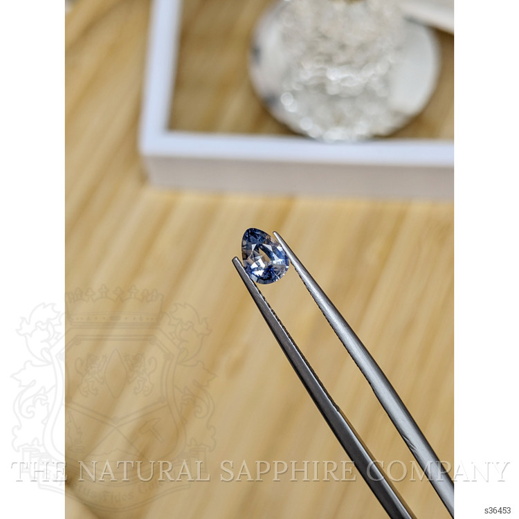 0.63 Ct. Bi Color Sapphire from Ceylon (Sri Lanka)