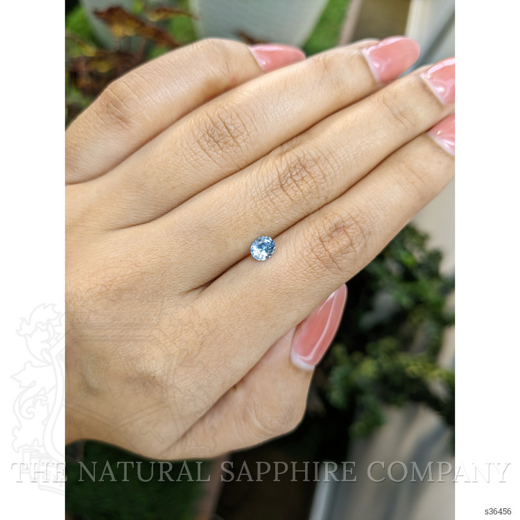0.44 Ct. Greenish Blue Sapphire from Ceylon (Sri Lanka)