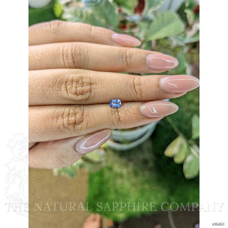 0.44 Ct. Blue Sapphire from Ceylon (Sri Lanka)