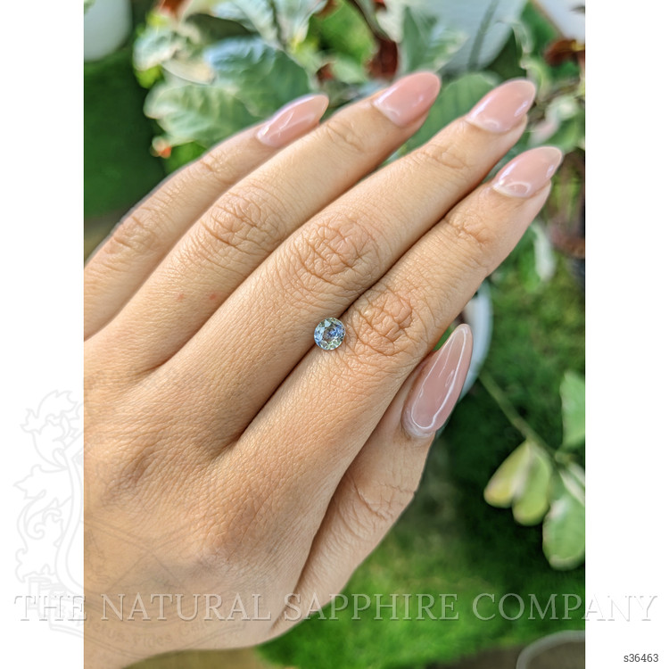 0.52 Ct. Bi Color / Parti Sapphire from Ceylon (Sri Lanka)