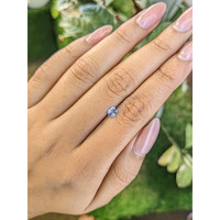 0.34 Ct. Bi Color / Parti Sapphire from Ceylon (Sri Lanka) Life Style