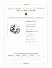 0.52 Ct. Bi Color / Parti Sapphire from Ceylon (Sri Lanka) Scan Report