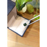 1.00 Ct. Green Sapphire from Madagascar Life Style