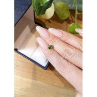 0.94 Ct. Green Sapphire from Madagascar Life Style