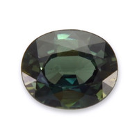 0.91 Ct. Bluish Green Sapphire from Thailand Video