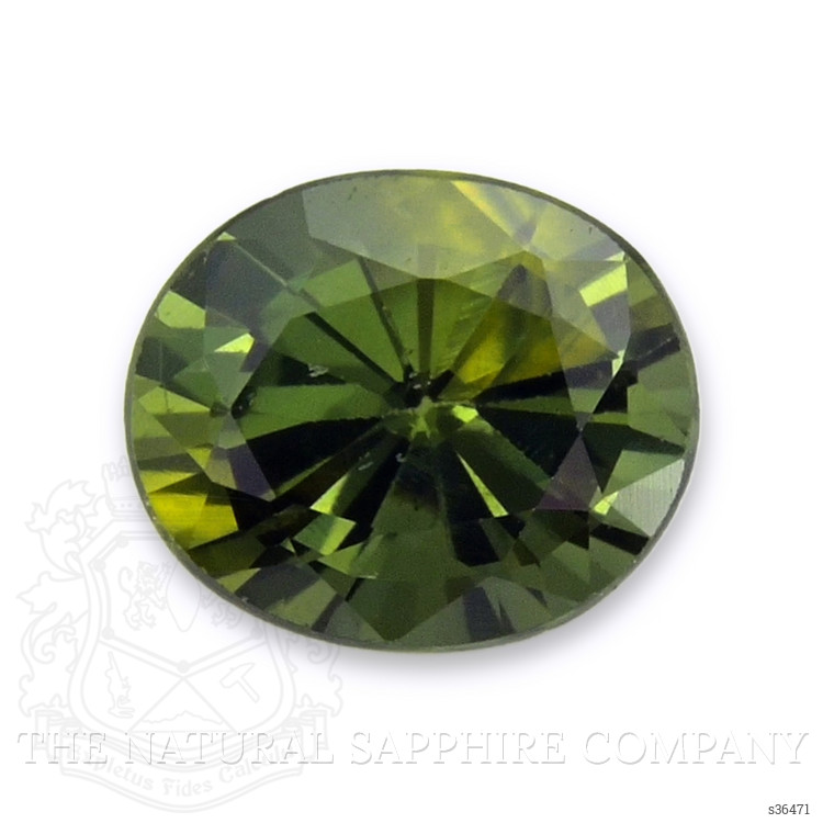 0.63 Ct. Green Sapphire from Thailand
