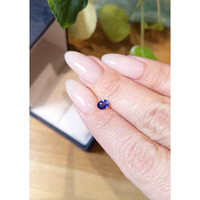 0.46 Ct. Blue Sapphire from Ceylon (Sri Lanka) Life Style