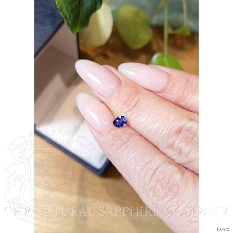 0.46 Ct. Blue Sapphire from Ceylon (Sri Lanka)