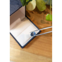 1.81 Ct. Greenish Blue Sapphire from Ceylon (Sri Lanka) Life Style