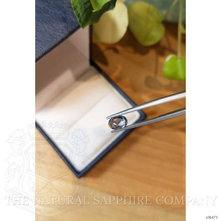 1.81 Ct. Greenish Blue Sapphire from Ceylon (Sri Lanka)