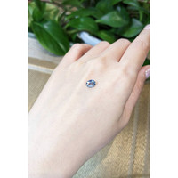 1.12 Ct. Greyish Blue Sapphire from Ceylon (Sri Lanka) Life Style